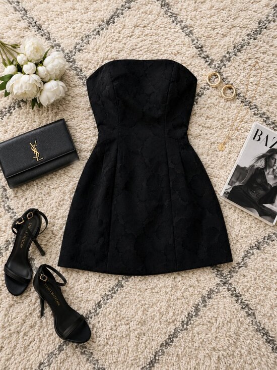 bard Dresses & Skirts - Bardot Karoline Hourglass Black Mini Dress Size 8 NWT Cocktail